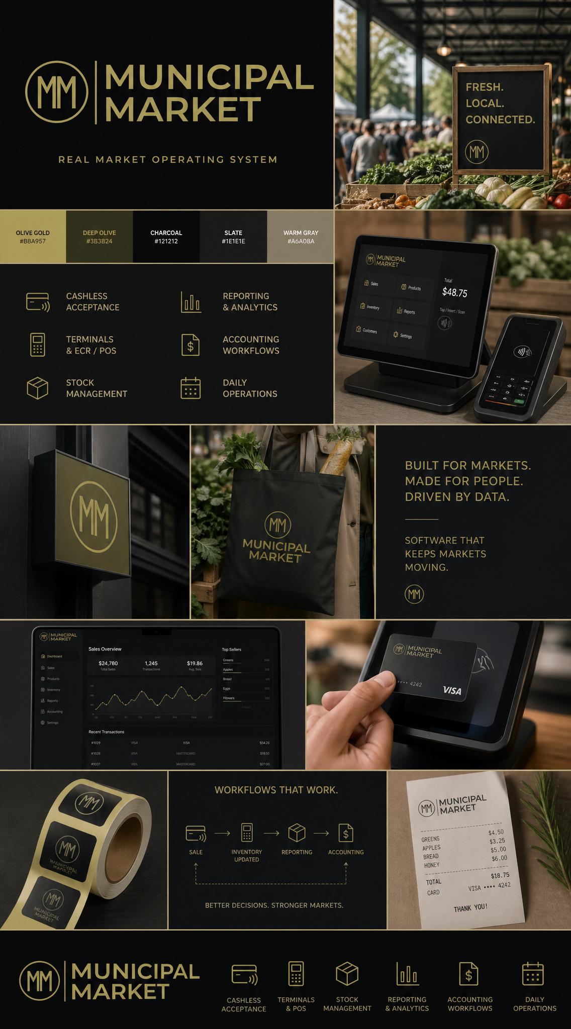 Municipal Market visual concept